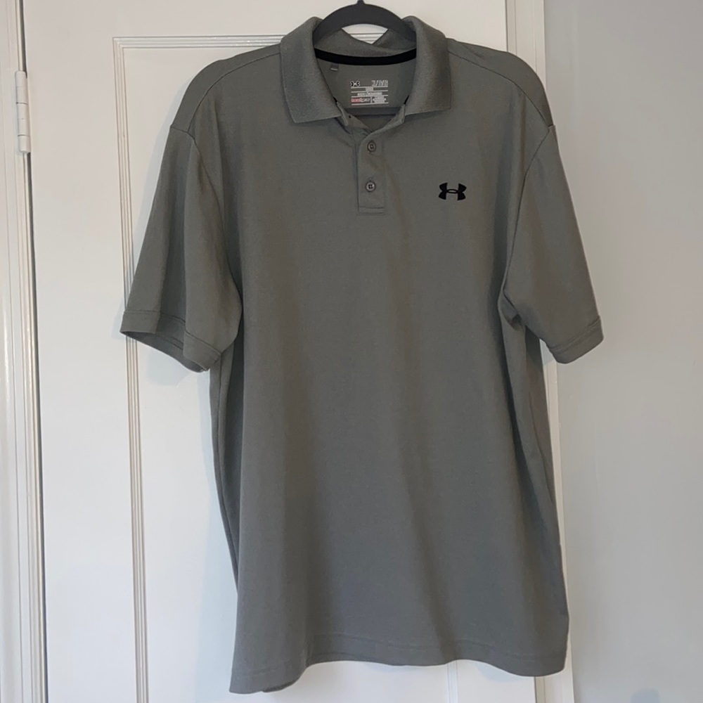 XL Under Armour Polo Gray XL Men - Perfect Condition